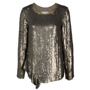 Gold Sequin Top 3.1 Phillip Lim size 6